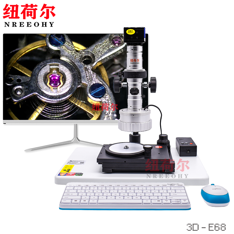 专业3D三维显微镜实验室工业高清视频显微镜材料三维立体成像3D-E68
