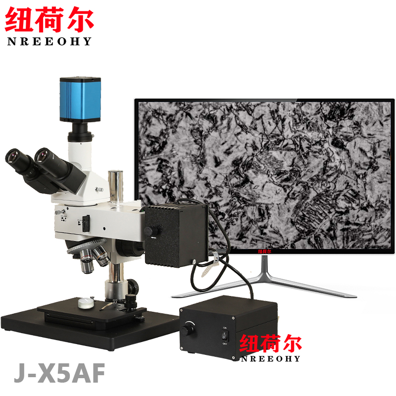 自动对焦超长工作距离研究级高分辨率金相显微镜J-X5AF高性能显微系统显微镜配套千分尺