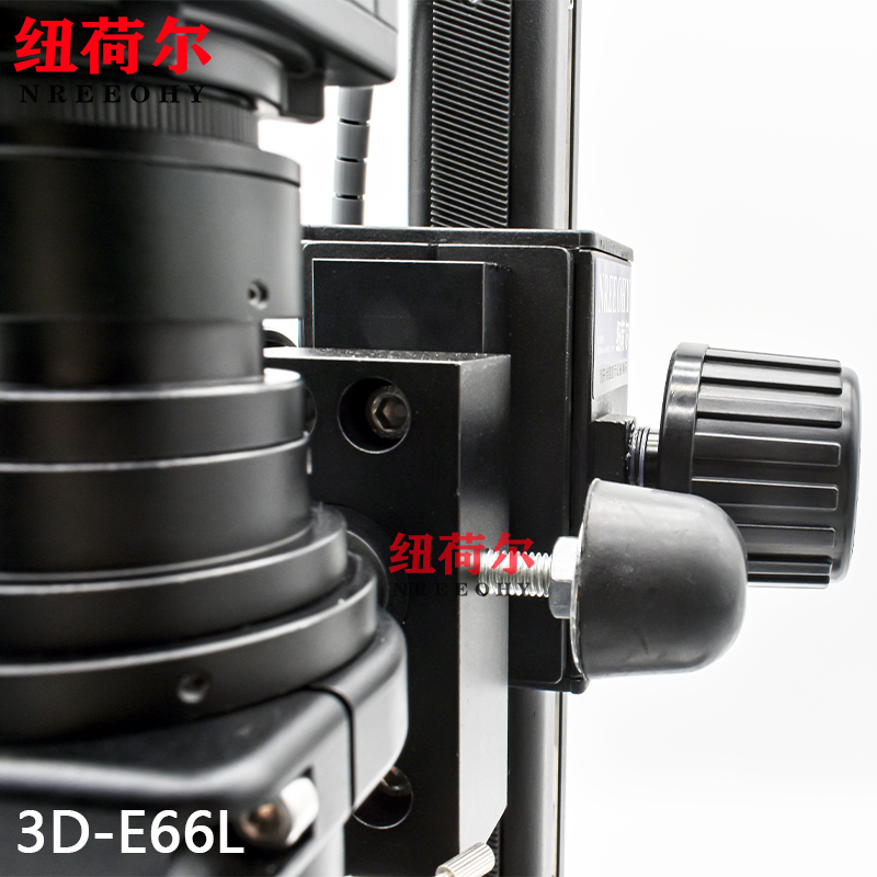 纽荷尔工业视频数码显微镜3D-E66L高清电子放大维修显微镜照片采集显微镜配套千分尺