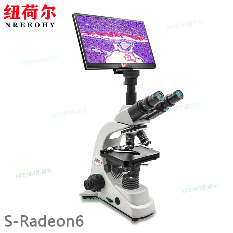 纽荷尔（nreeohy）S-Radeon6专业生物显微镜可连接大屏幕投影仪自带显示器高动态范围S-Radeon6