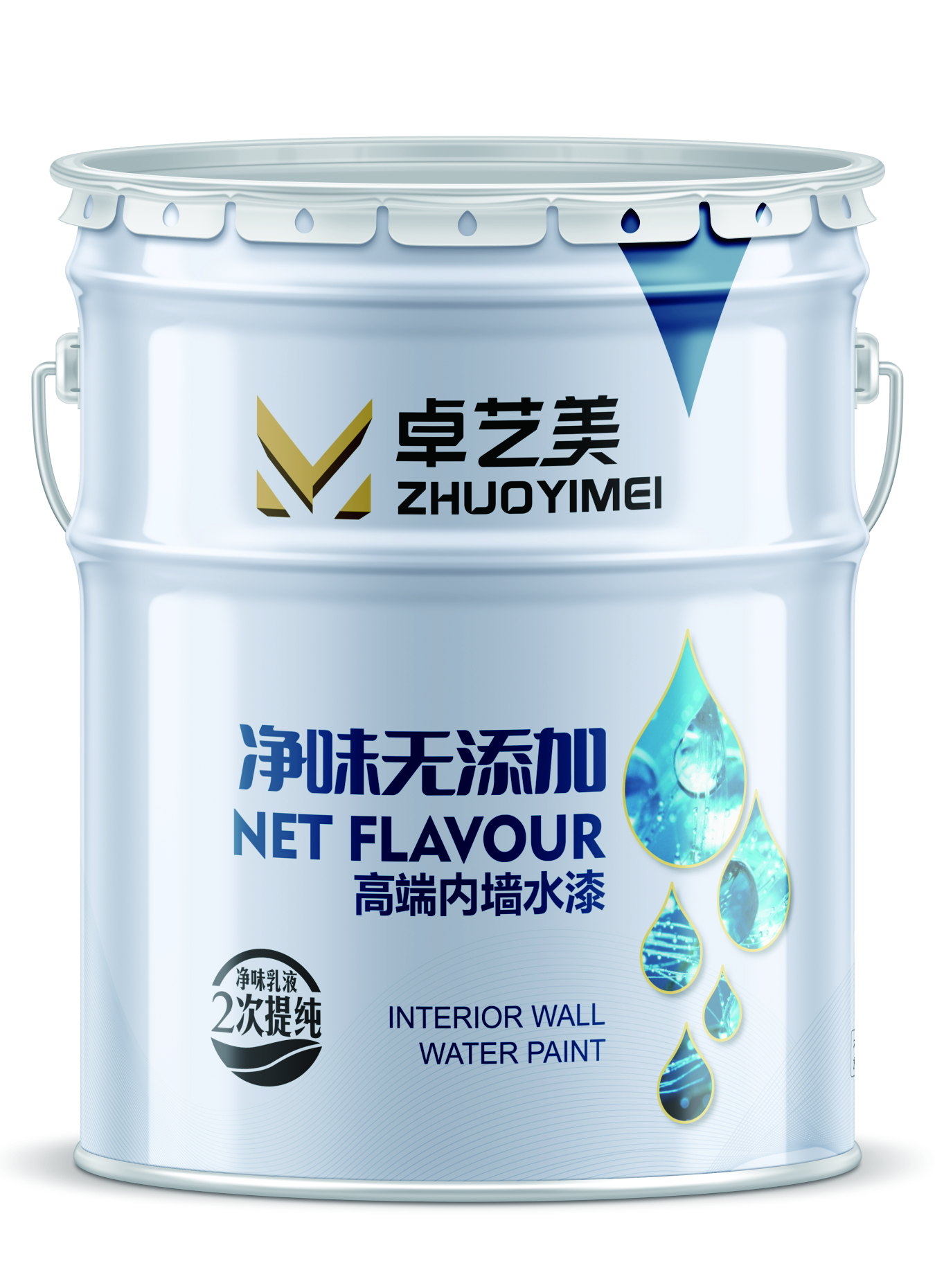 卓艺美净味无添加高端内墙水漆