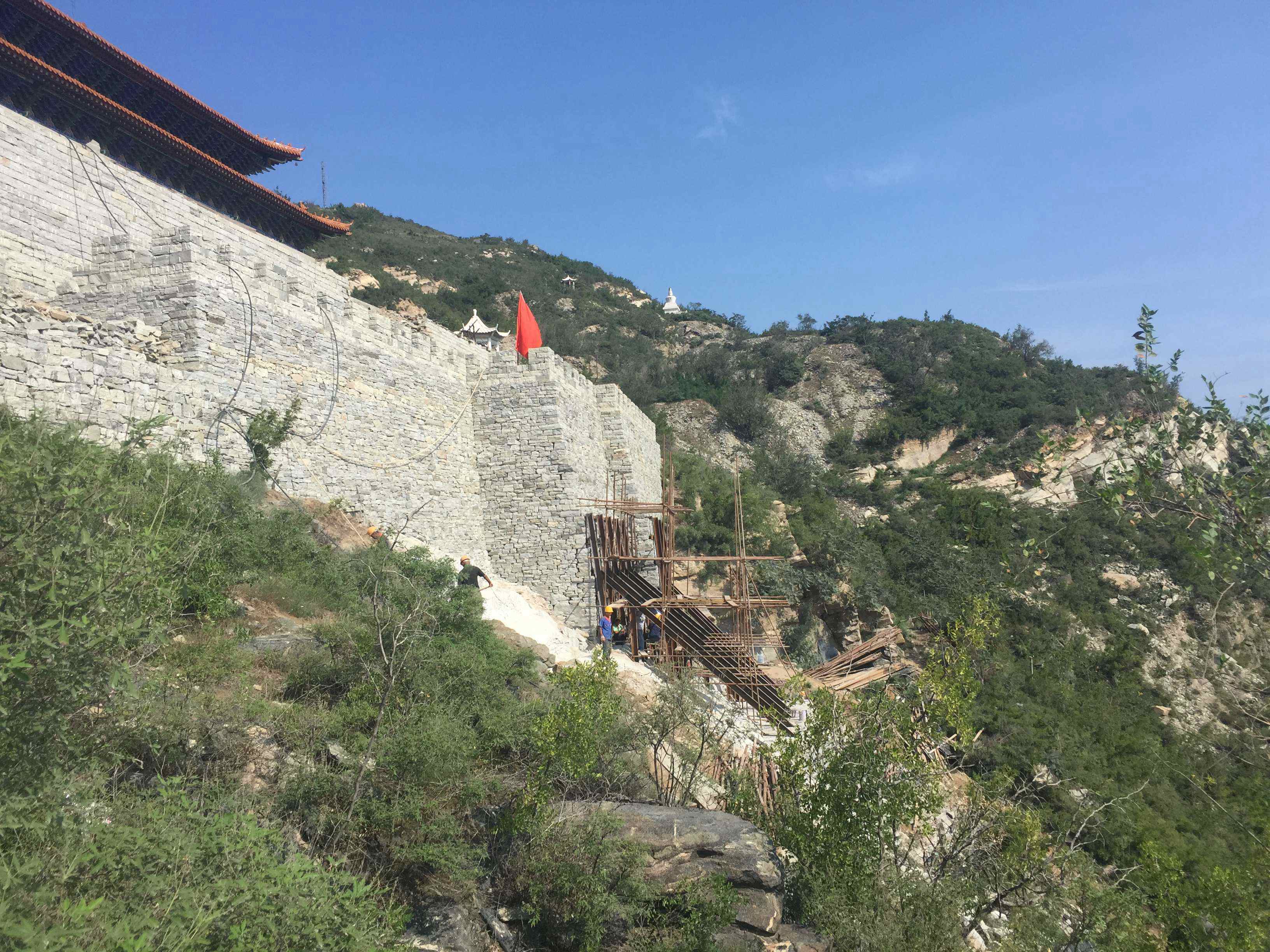 八會(huì)寺墻體支護(hù)工程