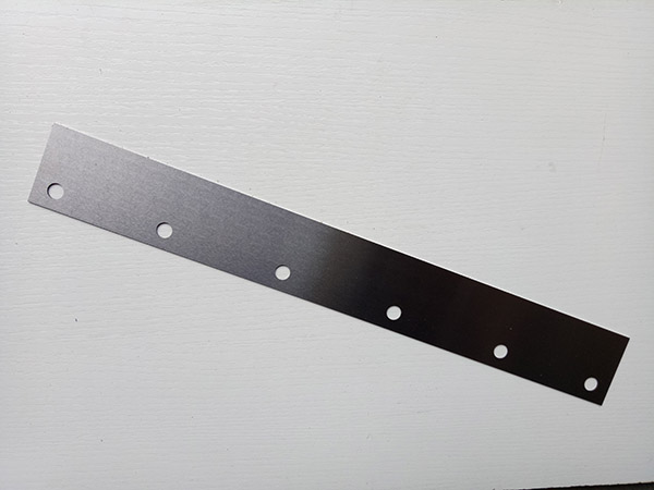 平行齿翅片成型刀片