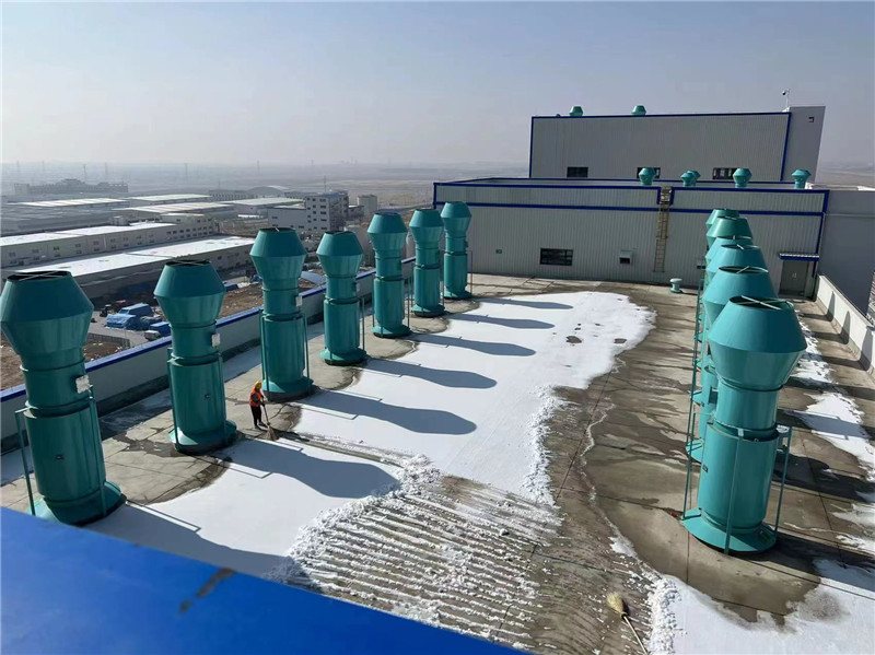 某粮油集团公司风机排风宽频高效能消声器