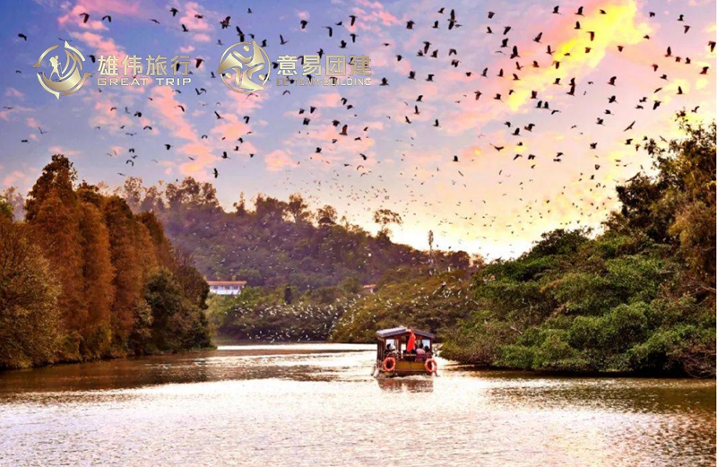 入住康桥温泉酒店、狂飙拍摄地赤坎古镇、小鸟天堂、陈皮村2天游