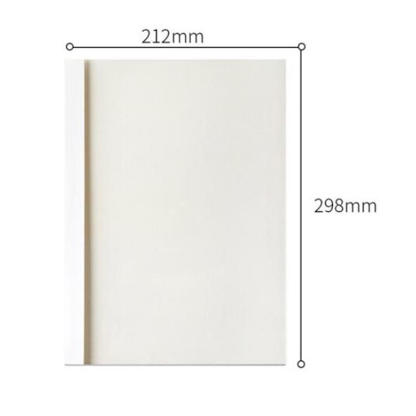 得力3867热熔封套(白)(10PCS/袋) 6mm
