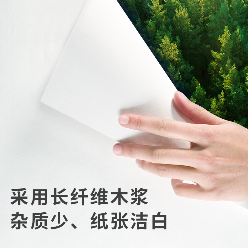 得力3585佳铂双面复印纸(A4-70g-5包)单包500张