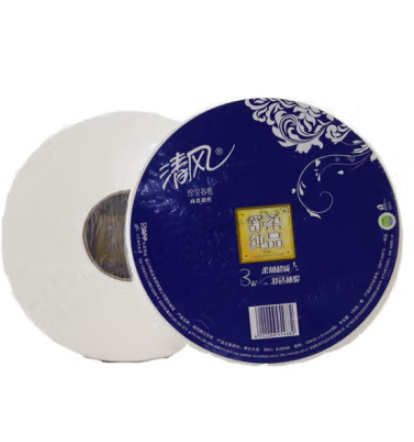 清风 商务大盘纸BJ00AB 3层180米 12盘/箱