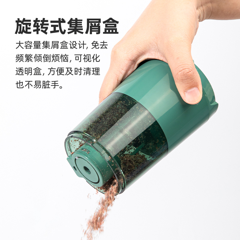 得力71204电动削笔机(浅绿)(盒)