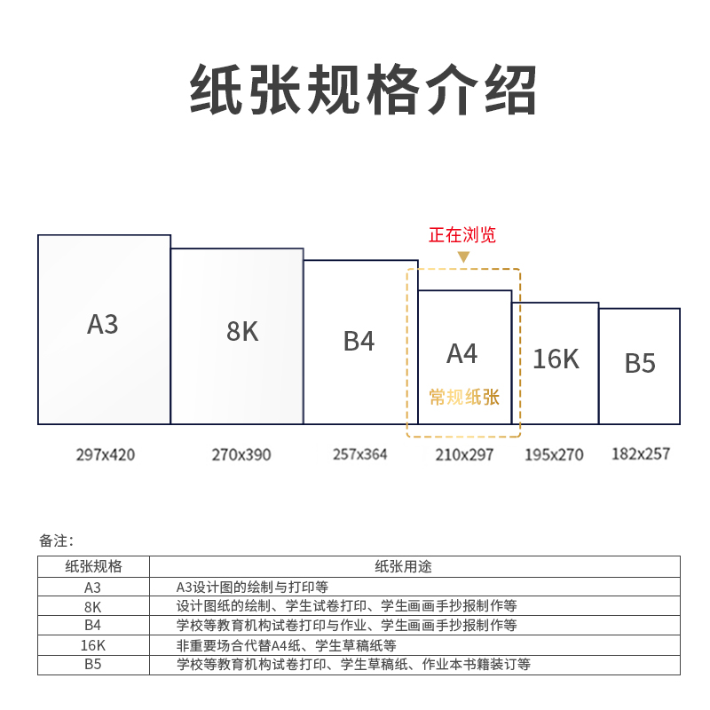 得力3558金佳铂复印纸A4-70g-5包(混)(5包/箱)/单包500张