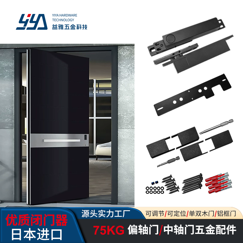 YH75  75KG偏轴门、中轴门木门款