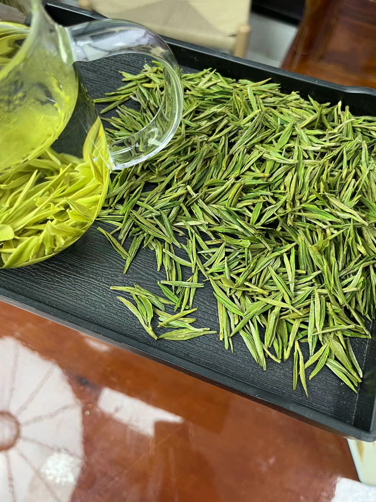 安吉白茶明前开园头采