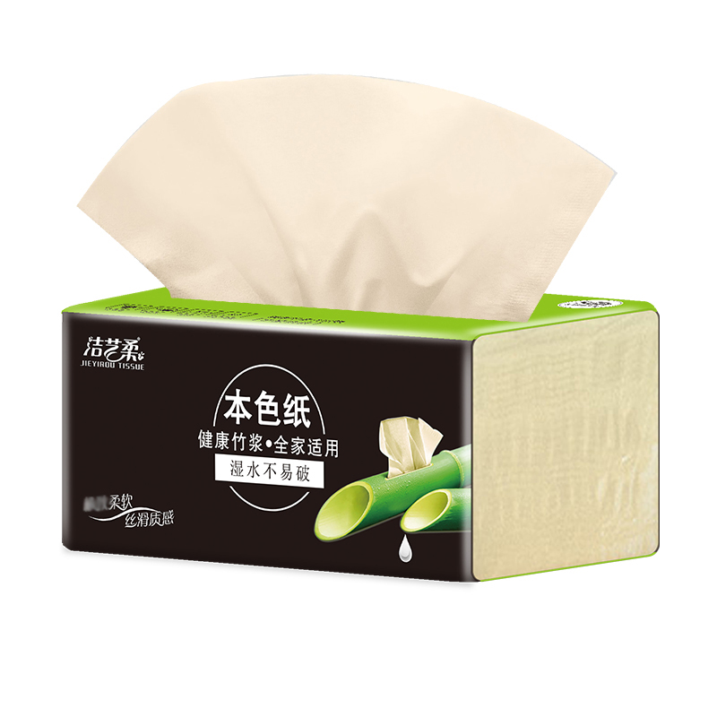 洁艺柔竹桨0370抽纸