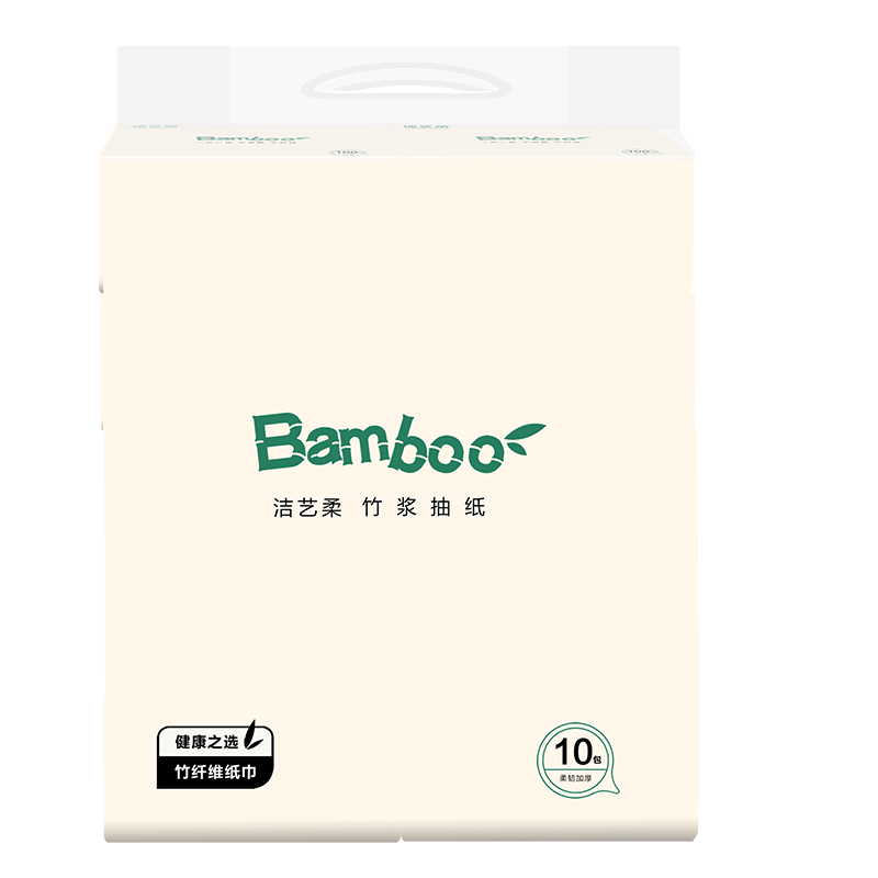 洁艺柔竹桨0202抽纸