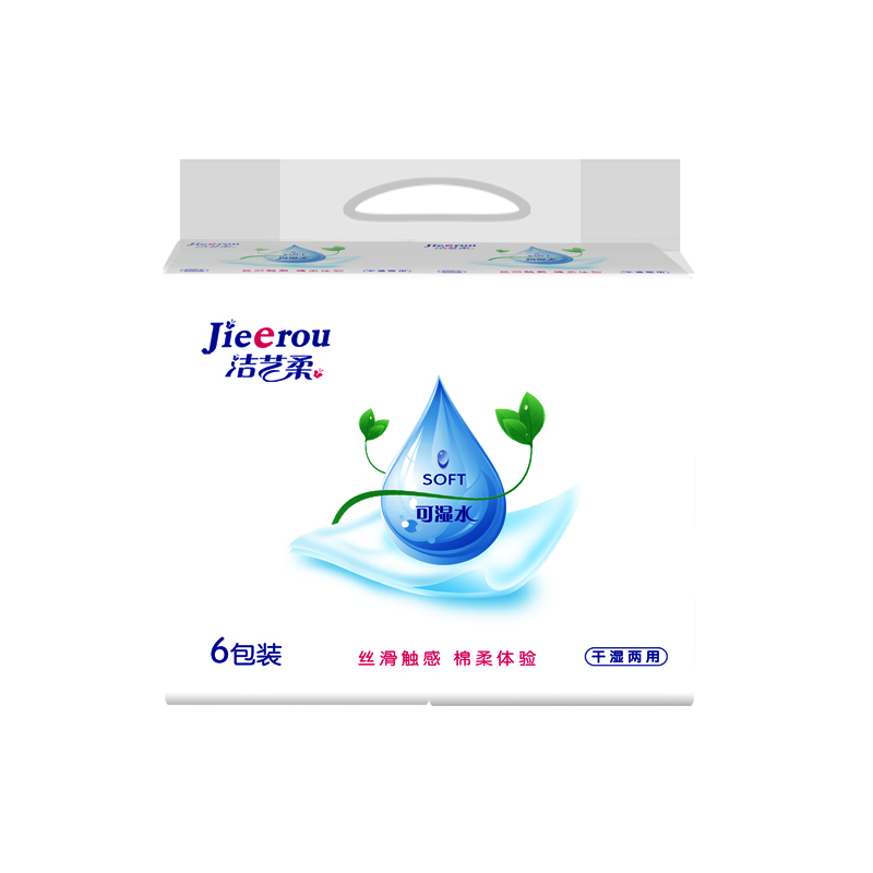 洁艺柔水滴0172抽纸