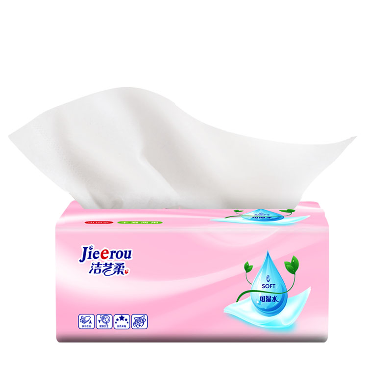 洁艺柔大粉0318抽纸