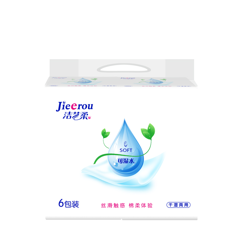 洁艺柔水滴0172抽纸