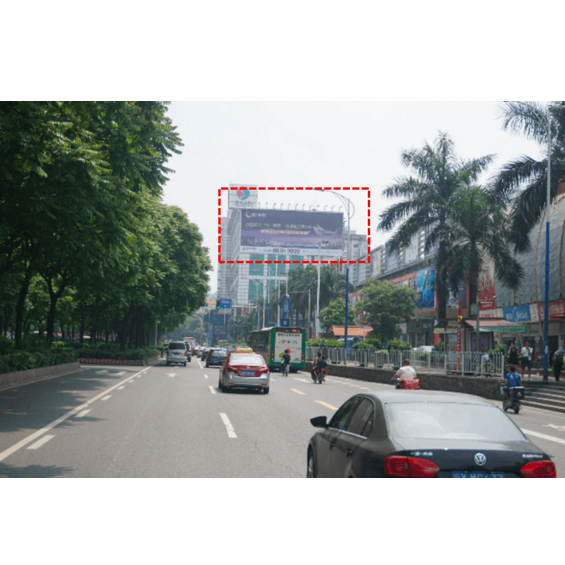 广州大道北圣地大酒店北面广告位