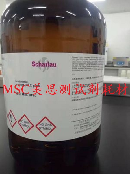 Scharlau 萨劳 HPLC色谱纯乙晴 低波段梯度 4L AC0390400