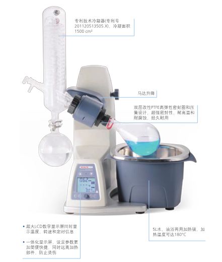 大龙 数控旋转蒸发仪 RE100-Pro LCD