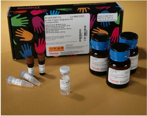 Pierce 胰蛋白酶酶切试剂盒 protein in-gel tryptic digestion kit 89871