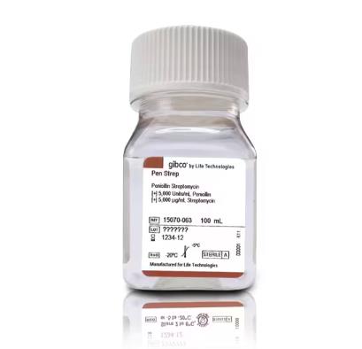Gibco 双抗 青霉素-链霉素混合液 (5,000 U/mL) 15070063