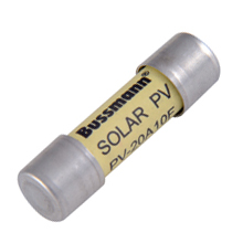 Bussmann 光伏熔断器 1A-20A 1000Vdc PV系列 10 X 38mm