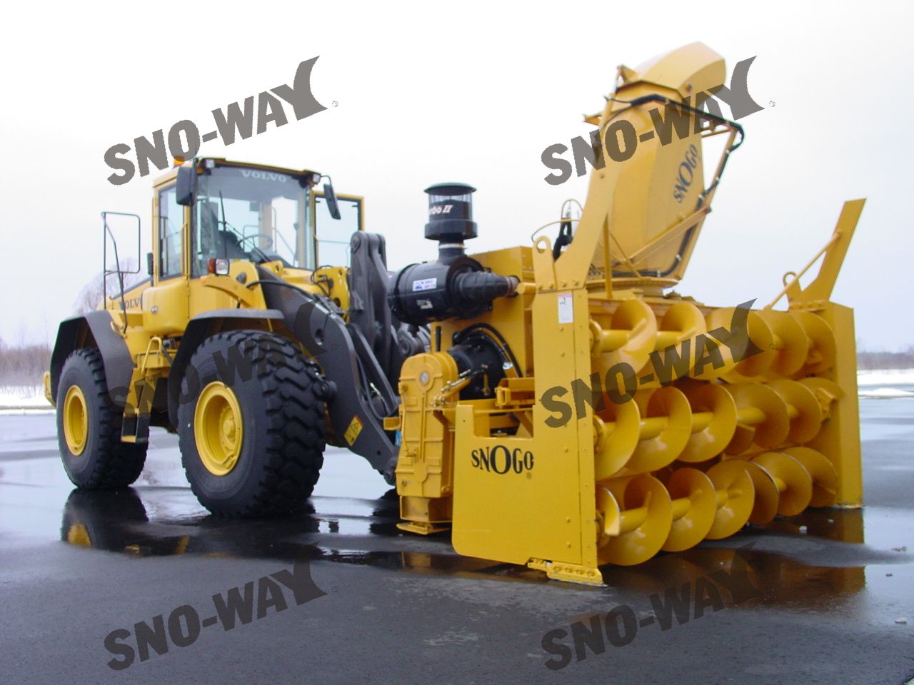 装载机抛雪机