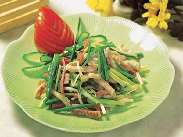 The Shredded Fish with Red and Green Peppers