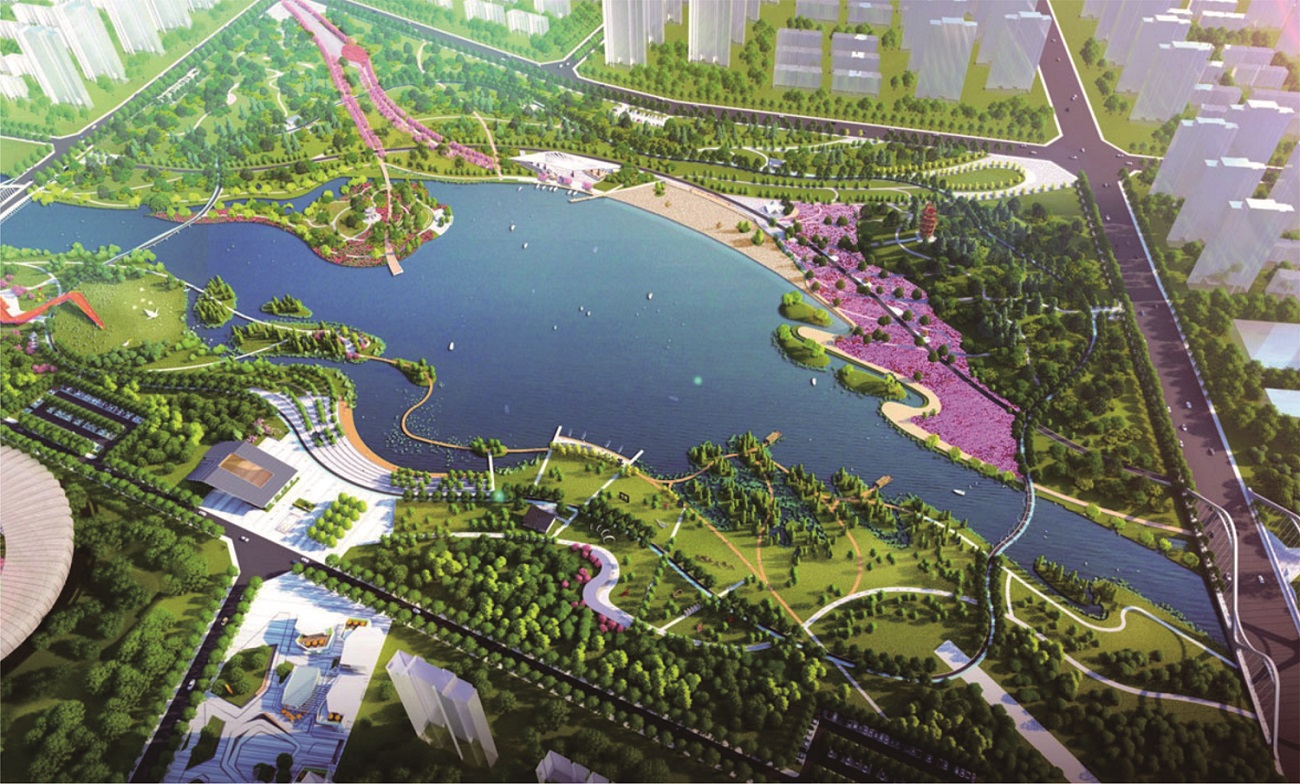 海绵施工——河北保定·汽车科技产业园市政景观改造