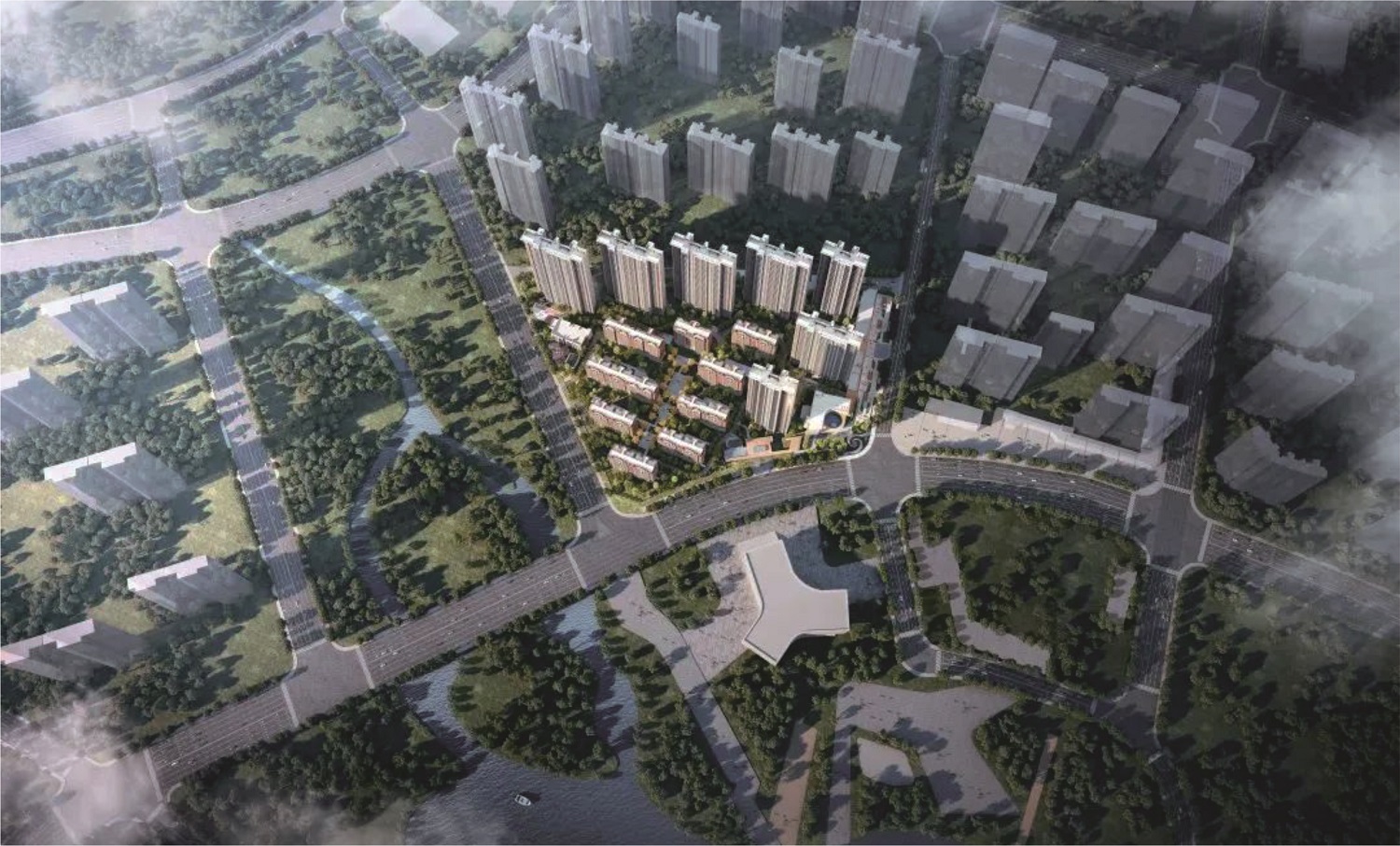 景观施工——葛店建投·金地博雅园