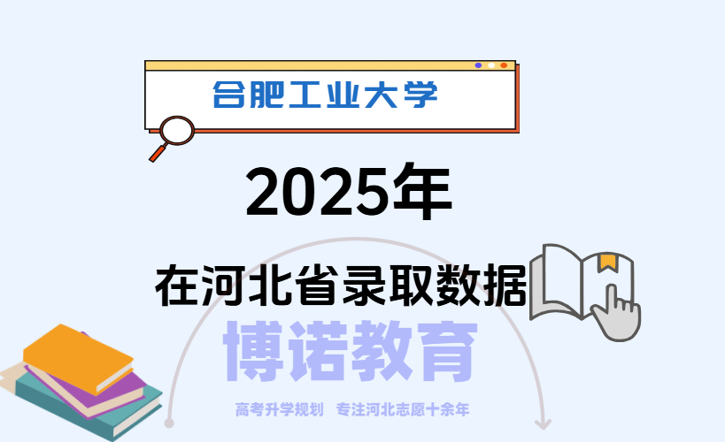 2026年高考生及家长关注，合肥工业大学25年河北省录取分数