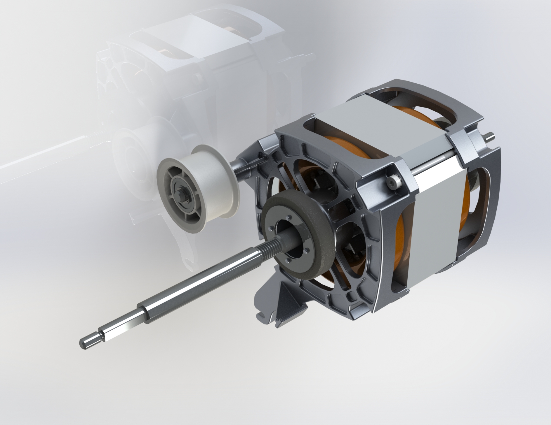 Dryer motor_AC induction motor_1 Belt design