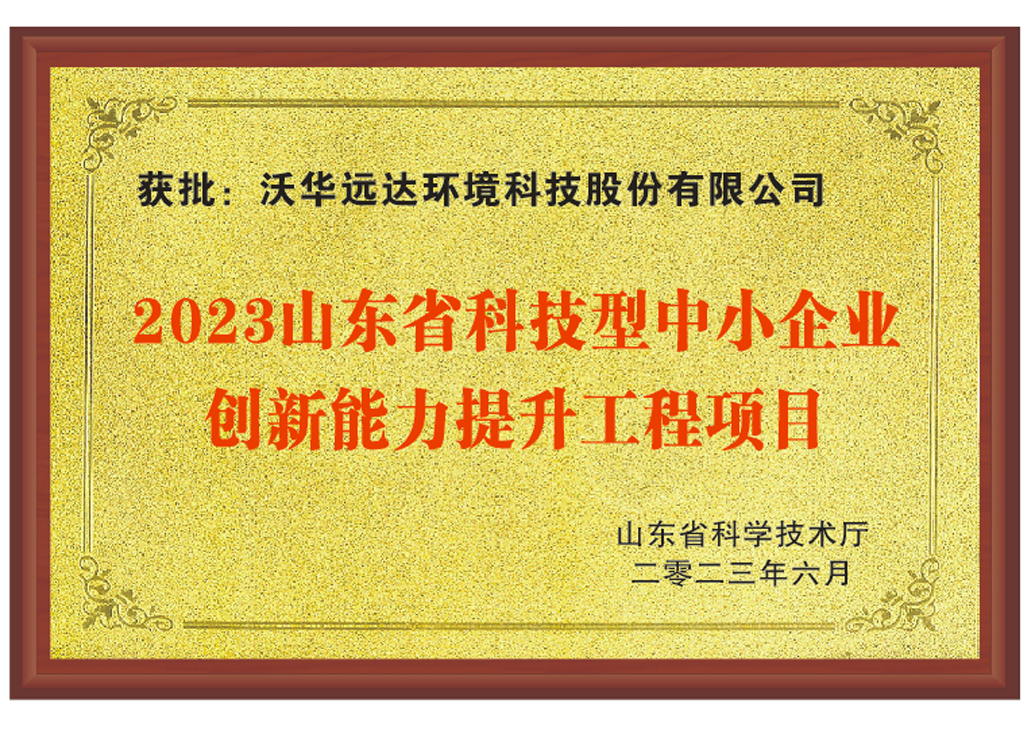 山東省科技型中小企業(yè)創(chuàng)新能力提升工程項(xiàng)目