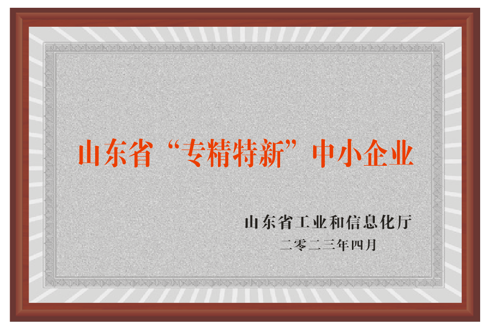 山東省“專精特新”中小企業(yè)