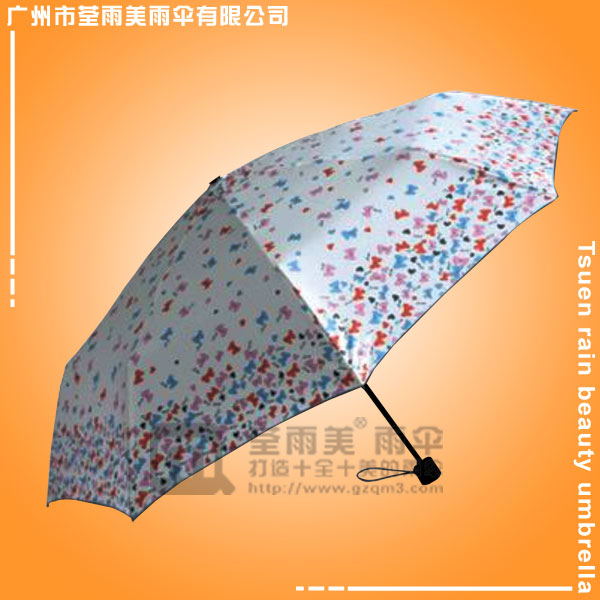 【广州雨伞厂】生产-数码印三折伞 折叠数码印广告伞 热转印雨伞