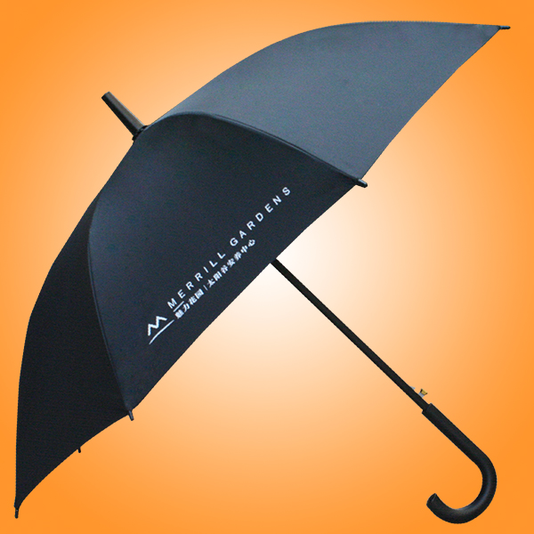 礼品广告雨伞​  魅力花园双骨雨伞 16骨直杆伞 孖骨广告雨伞