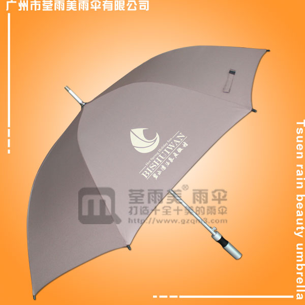 【广告雨伞】定做-碧水湾温泉礼品伞  铝合金直杆伞  雨伞广告