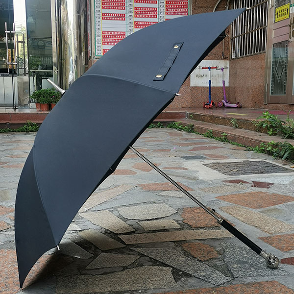 独特伞头雨伞，手工雕刻伞头雨伞，专业定制各种高端雨伞