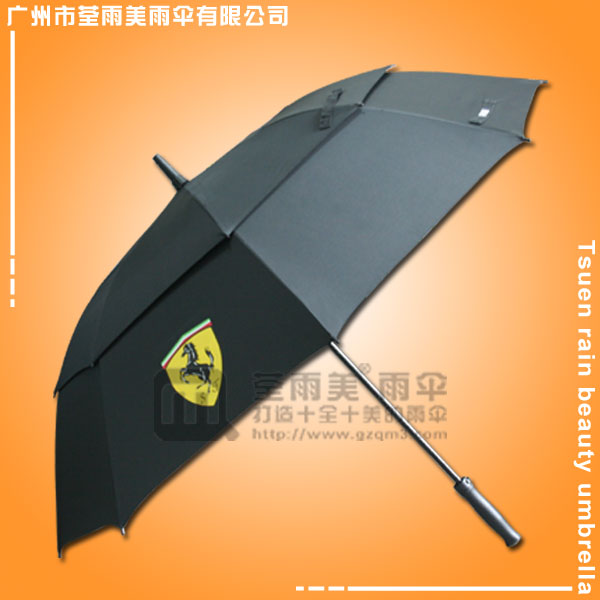 【广告伞厂家】订制-法拉利高尔夫 广告伞 双层高尔夫雨伞 高尔夫雨伞厂家