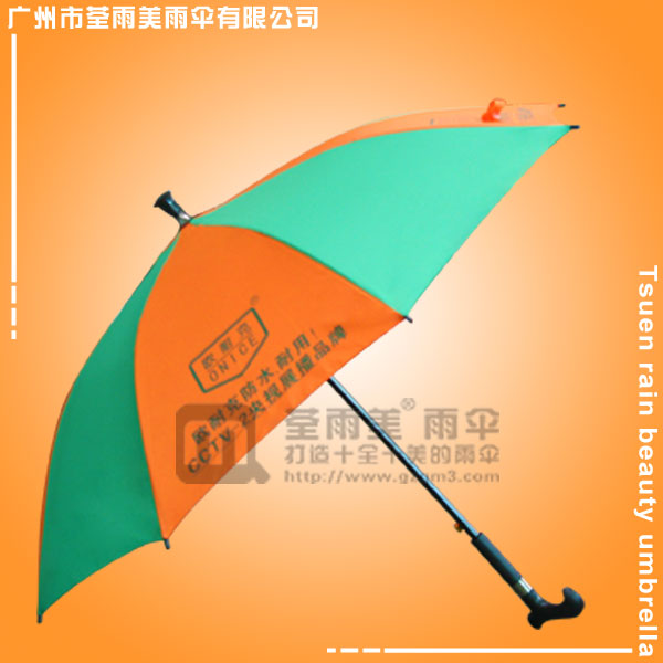 【拐杖雨伞】生产—欧耐克广告伞  拐杖广告雨伞  老人专用雨伞 防滑拐杖伞
