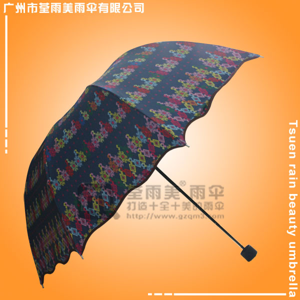 【东莞雨伞厂】生产-缅甸wunpawng公主伞 数码广告伞 雨伞广告厂家 油墨丝印雨伞
