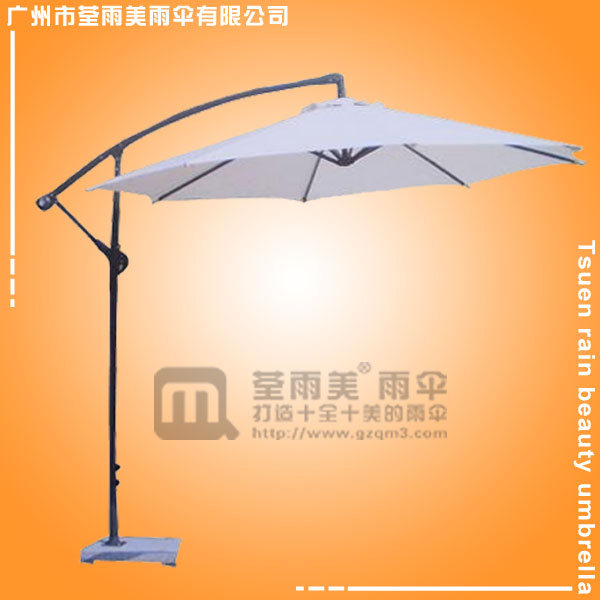 【香蕉伞厂】生产-2.1米白色香蕉伞  展览伞  户外精品伞