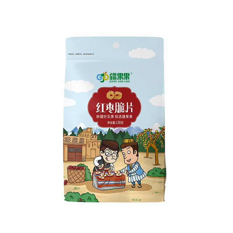 疆果果红枣脆片128g*2