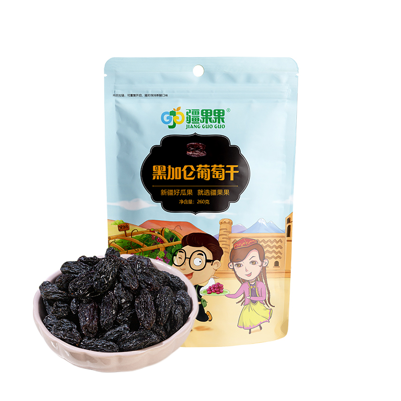 疆果果特级黑加仑葡萄干260g