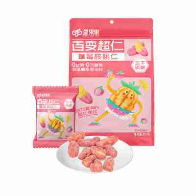 疆果果草莓核桃仁120g