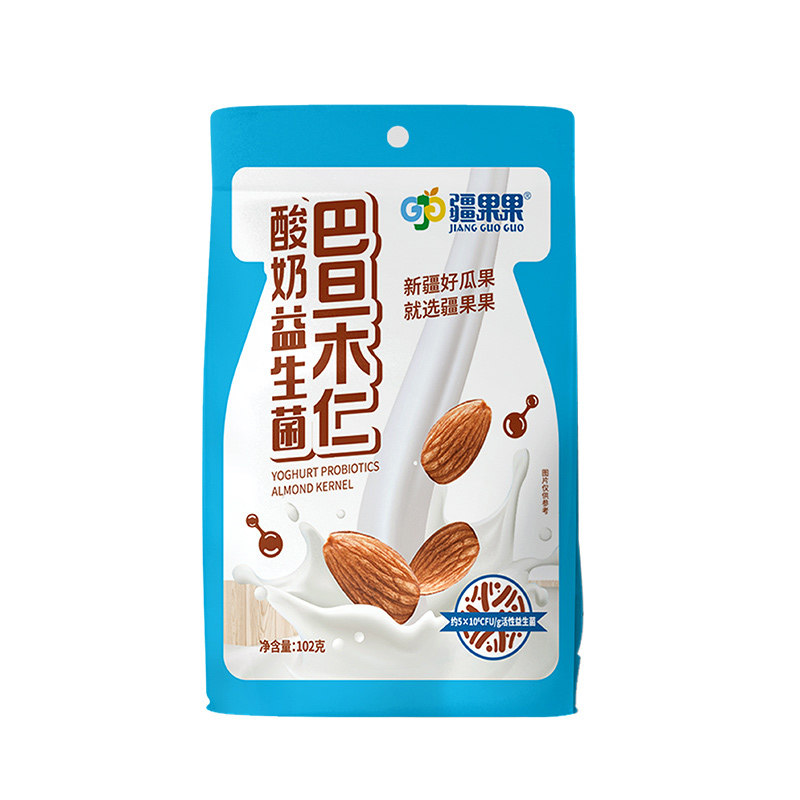 疆果果酸奶益生菌巴旦木仁102g*2