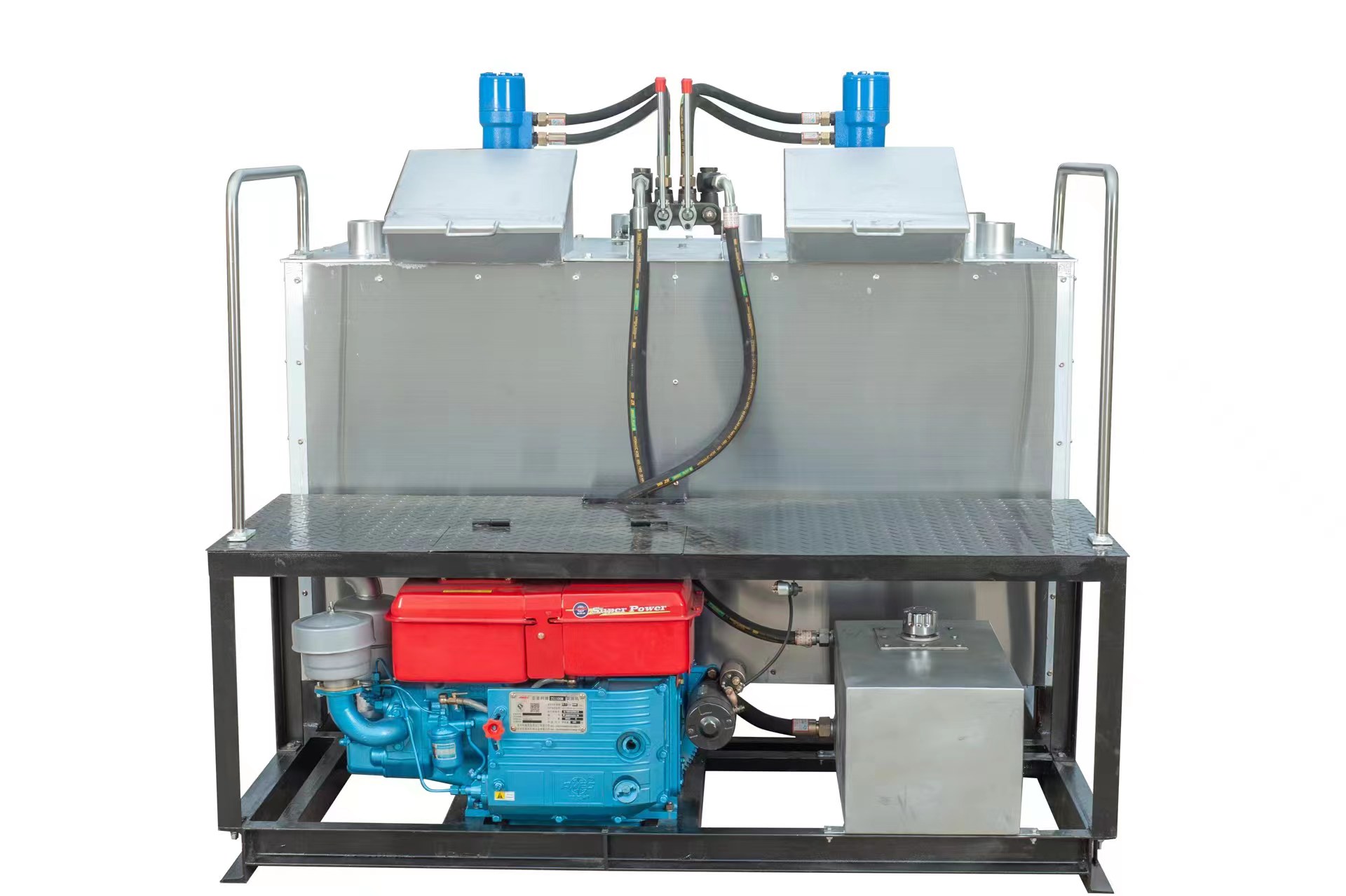 1200液压双缸油气两用热熔釜