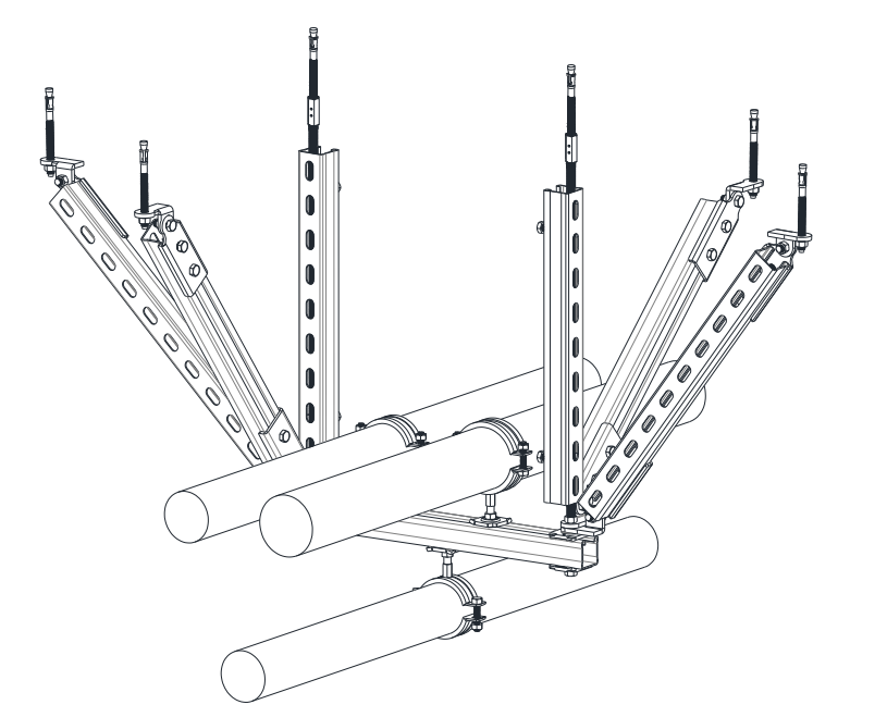 组合支架(适用所有管道)