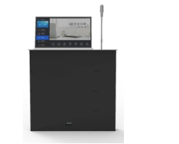 超薄液晶屏单屏带话筒升降器